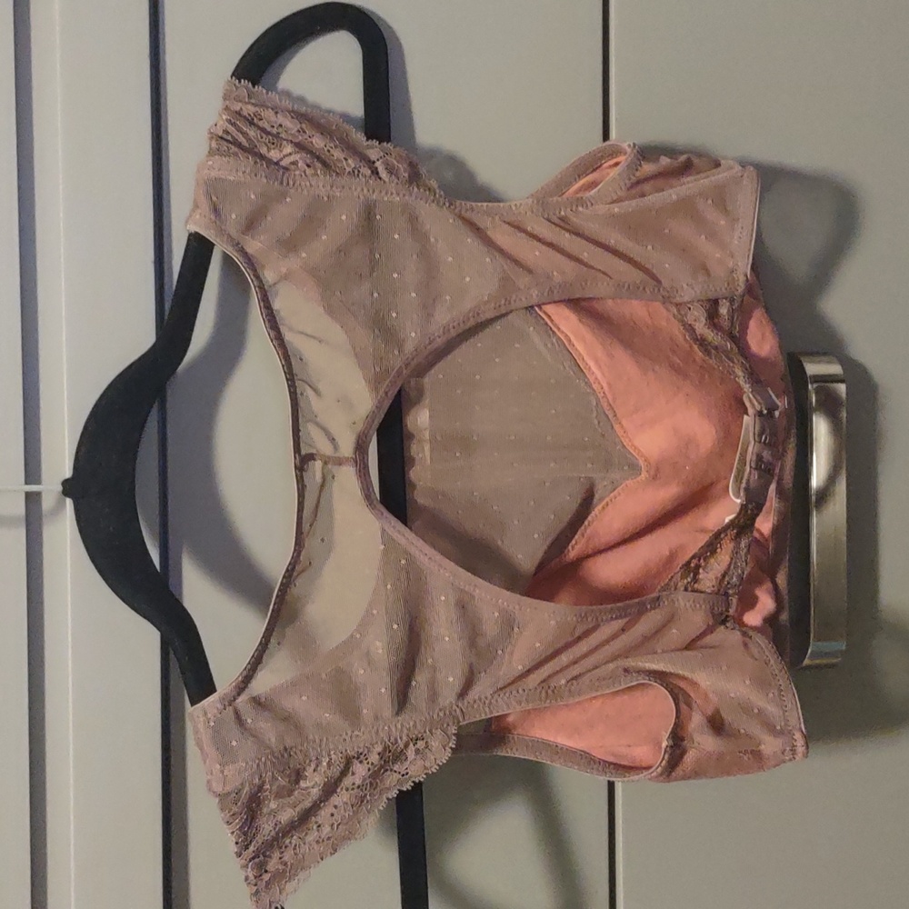 3/15 🦇 Light purple whimsigoth lingerie bra/top - Picture 7 of 7